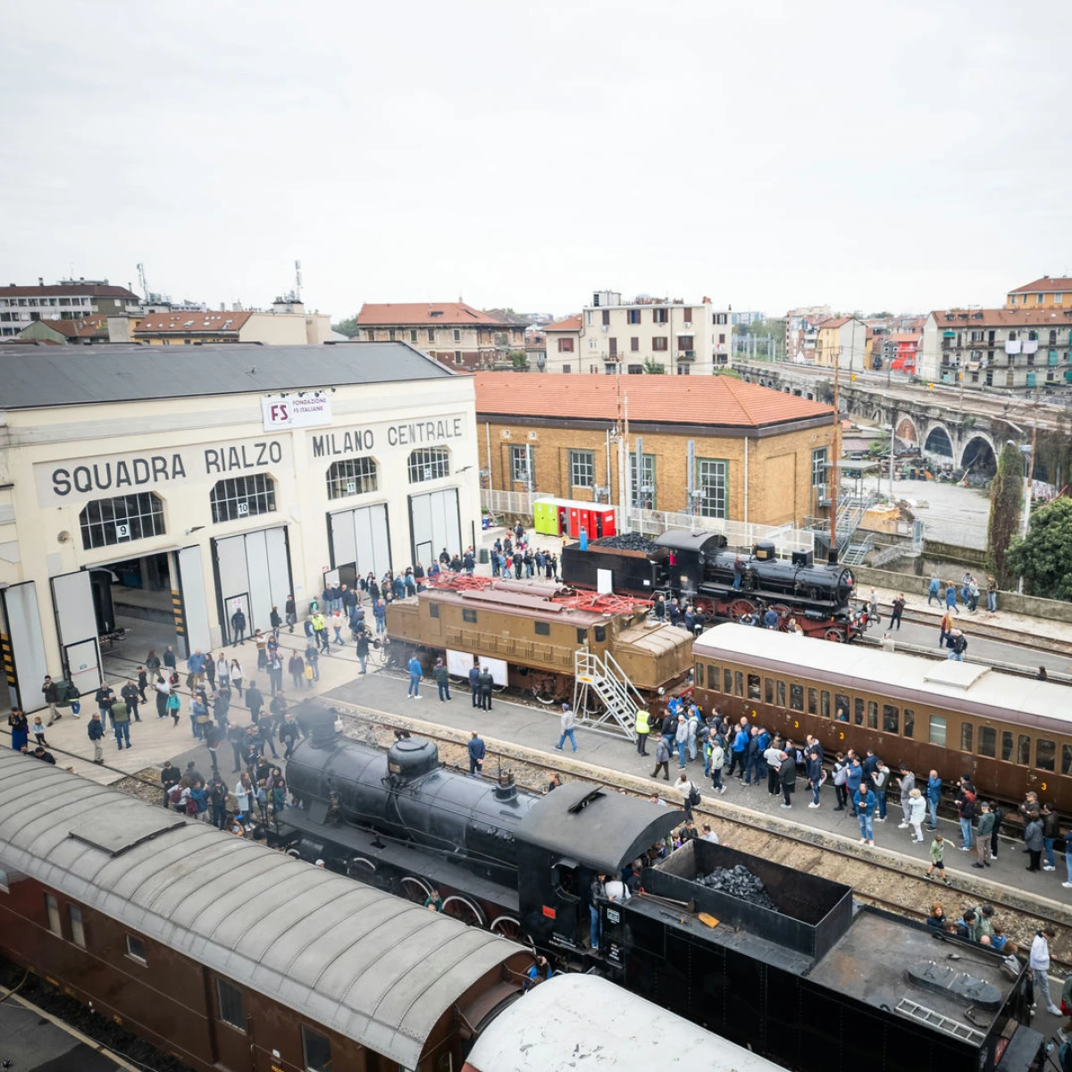 Open Day al Deposito Rotabili Storici di Milano Centrale dal 2 al 5 ottobre 2025
